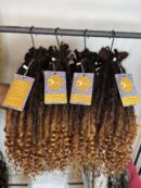 4B kinky textured human hair locs