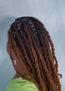 4B kinky textured Human hair locs