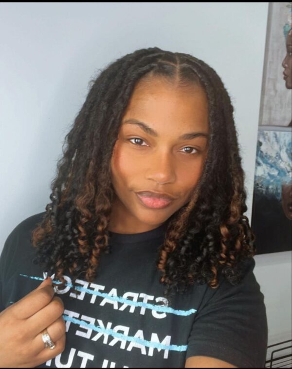 4B kinky textured Human hair locs - Image 3