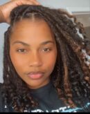 4B kinky textured Human hair locs